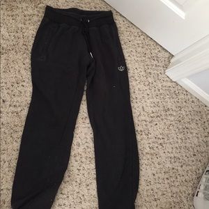 Black adidas sweatpants